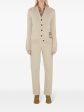 BURBERRY - Womens Check Label Wool Cardigan Sale