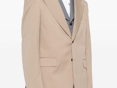 COMME DES GARCONS HOMME PLUS - Men Wide Lapel Pocket Jacket on Sale