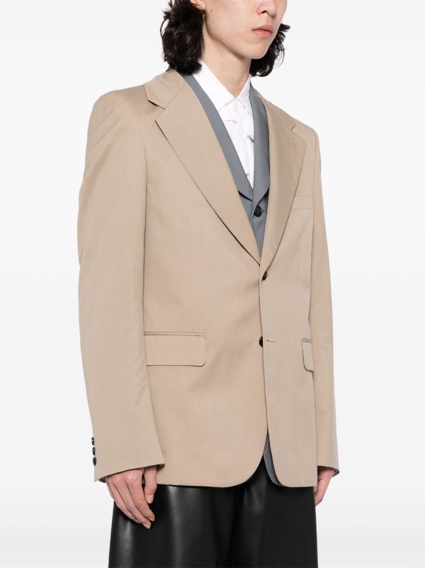 COMME DES GARCONS HOMME PLUS - Men Wide Lapel Pocket Jacket on Sale