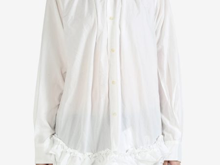 COMME DES GARCONS COMME DES GARCONS - Women  Ruffle Bottom Blouse Sale