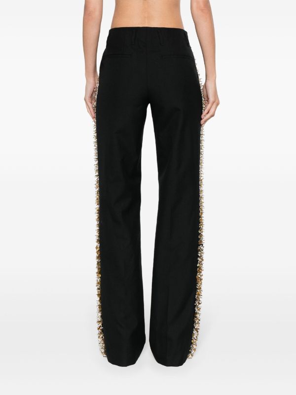 DRIES VAN NOTEN - Women Embellished Trousers For Cheap