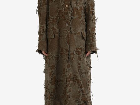 UMA WANG - Women Meghan Crossword Coat Hot on Sale