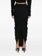 RICK OWENS - Women Wool Pillar Long Skirt Hot on Sale