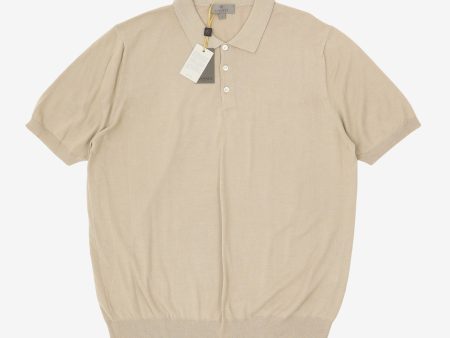 Silk Mix SS Polo Shirt Hot on Sale