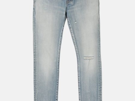 SAINT LAURENT - Men Skinny 5 Pocket Low Denim For Discount