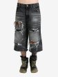 BIRTH OF ROYAL CHILD - Unisex Nautical Treasure Map Destroyed Jorts on Sale