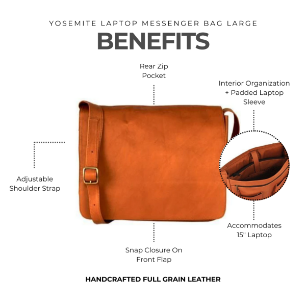 Yosemite Laptop Messenger Bag-Large Hot on Sale