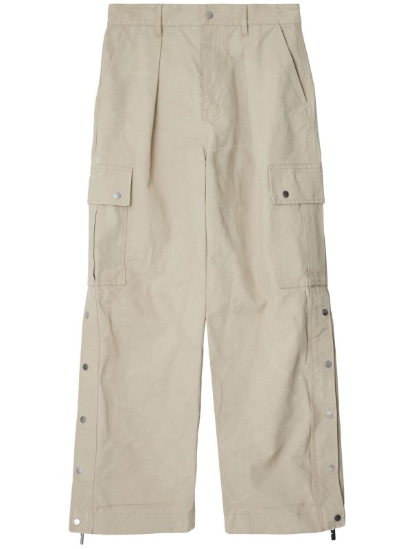 BURBERRY - Men Cotton Trousers Discount