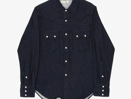 Denim Western Shirt Hot on Sale