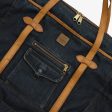 Japan Indigo Denim Tote Bag Hot on Sale