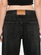 ALEXANDER WANG - Women Slit Hem Jean Prestyle Hotfix Mesh Undie Online Hot Sale