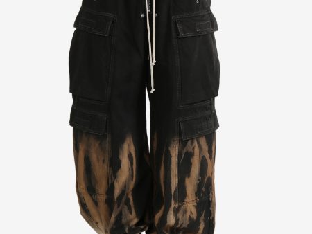 RICK OWENS DRKSHDW - Women Double Cargo Jumbo  Belas Pantaloni In Denim For Discount