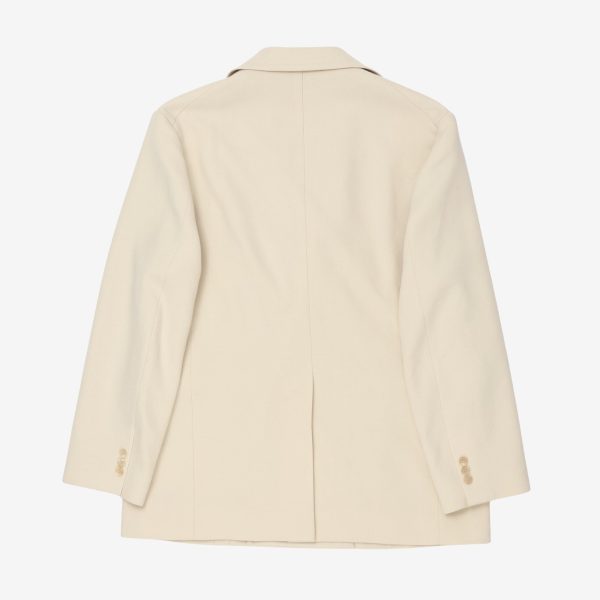 Double Cloth High Count Wool Jacket on Sale