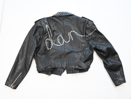 DAN 7:20 Leather Studded dan Jacket Hot on Sale