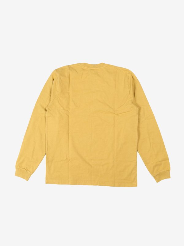 STUSSY - Men Pigment Dyed Long Sleeve Crew For Cheap