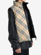 BURBERRY - Men Nylon Check Packable Hood Gilet Online Hot Sale