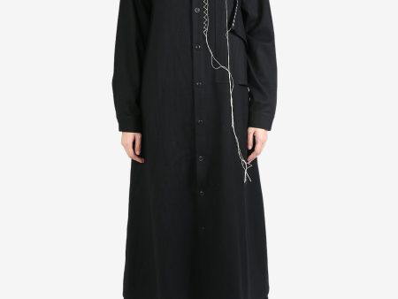 Y S - Women Flannel Hand Stitched Shirt Dress Online