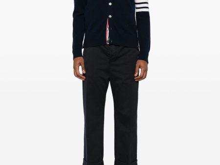 THOM BROWNE - Men Relaxed Fit Cardigan on Sale