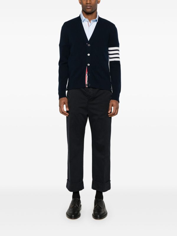 THOM BROWNE - Men Relaxed Fit Cardigan on Sale