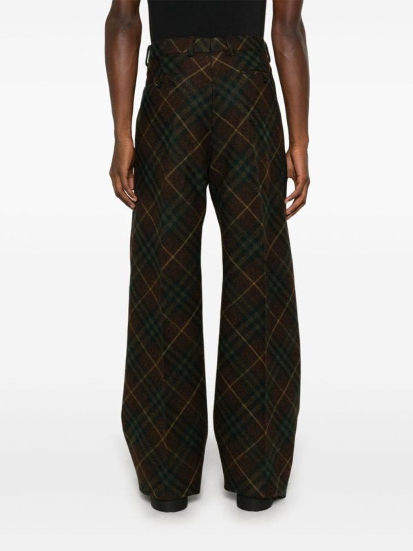 BURBERRY - Men Three Pleat Trouser Online Sale