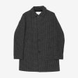 Dogtooth Wool Overcoat Online Sale