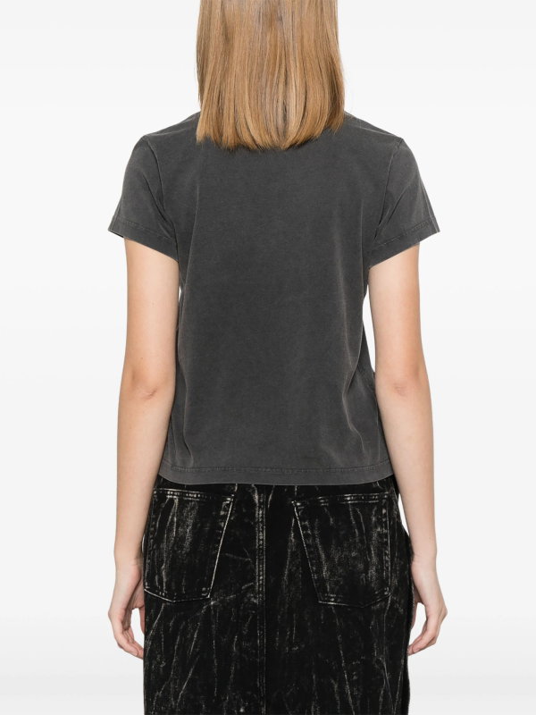 T BY ALEXANDER WANG - Women Shrunken Tee With Blade Logo Fashion