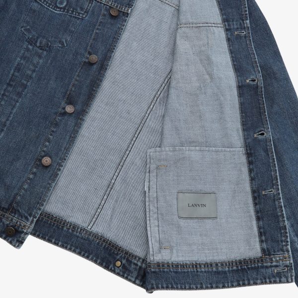 Faux Pockets Denim Jacket Online Sale