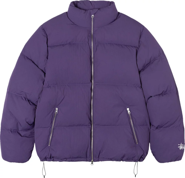 STUSSY - Men Nylon Down Puffer Jacket Cheap