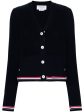 THOM BROWNE - Women Textured Stitch Classic Cardigan Hot on Sale