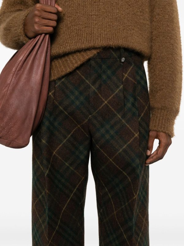 BURBERRY - Men Three Pleat Trouser Online Sale