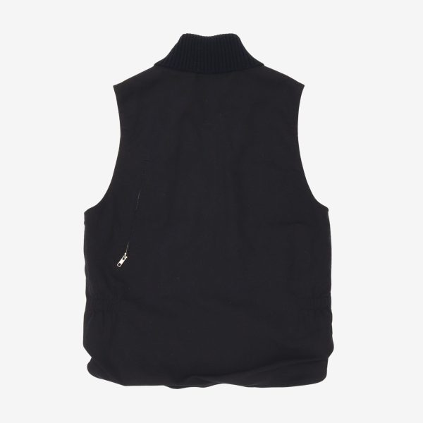 Cotton Twill Zip Vest For Sale