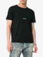 SAINT LAURENT - Men Logo Crew Neck T-shirt Sale