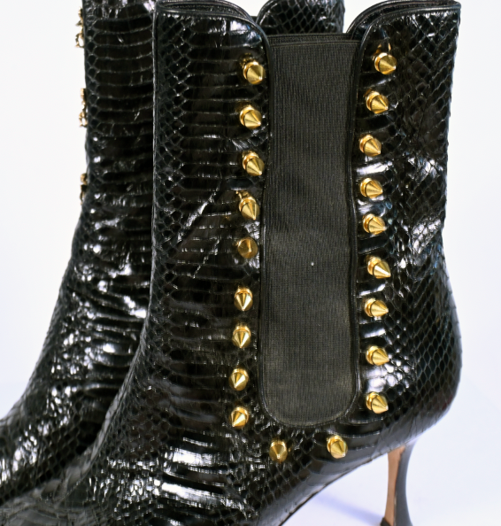 Snake Skin Manolo boots (8-8.5) Discount