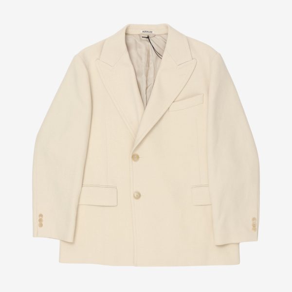 Double Cloth High Count Wool Jacket on Sale