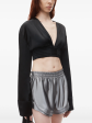 ALEXANDER WANG - Women V Front Elastic Longsleeve Cheap