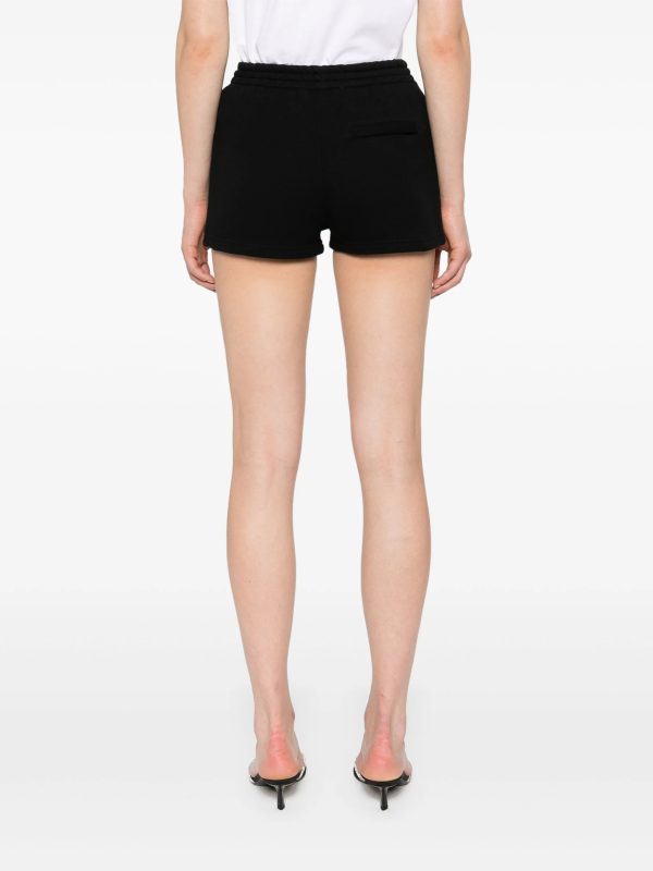 T BY ALEXANDER WANG - Women Essential Terry Sweatshort With Puff Paint Logo Supply