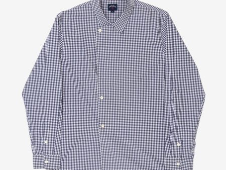 Check Open Collar Shirt Cheap