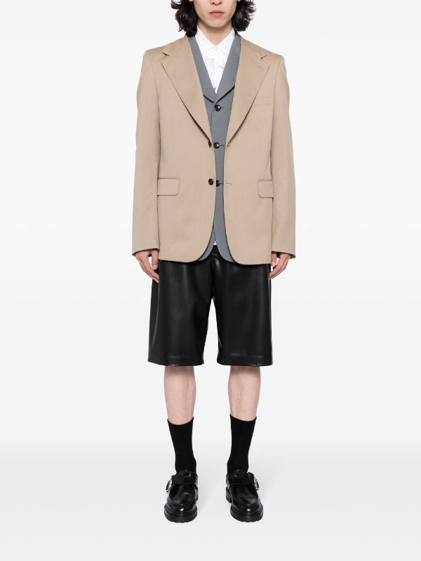 COMME DES GARCONS HOMME PLUS - Men Wide Lapel Pocket Jacket on Sale