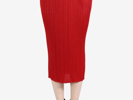 PLEATS PLEASE ISSEY MIYAKE - Women New Colorful Basics 3 Skirts Discount