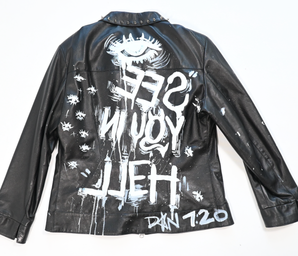 DAN 7:20 x IzzyVibez Leather Jacket Online Sale