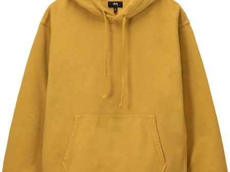 STUSSY - Men Pigment Dyed Fleece Hoodie For Sale