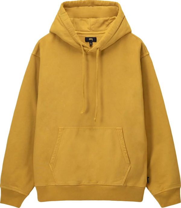 STUSSY - Men Pigment Dyed Fleece Hoodie For Sale