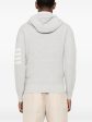 THOM BROWNE - Men W 4 Bar Stripes Intarsia Hoodie For Sale