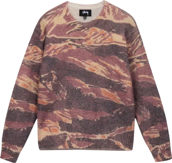 STUSSY - Men Tigris Print Sweater on Sale