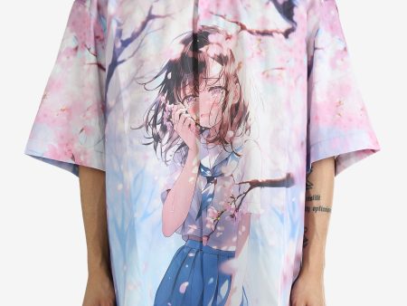 VETEMENTS - Unisex Anime Short Sleeved Shirt For Cheap