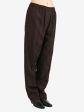 MARGARET HOWELL - Women Relaxed Pintuck Trouser Hot on Sale