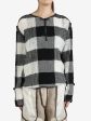 COMMUNS - Unisex Patterned Plaid Knitted Sweater For Discount