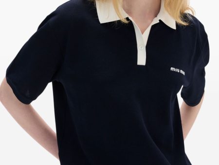 MIU MIU - Women Piqué Polo Shirt Supply