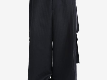 DRIES VAN NOTEN - Men Wide Belted Pants Online Sale