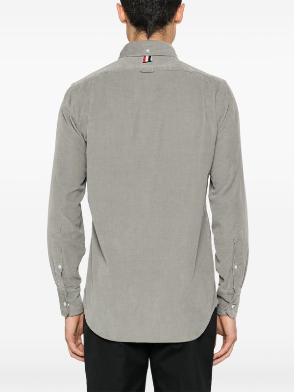 THOM BROWNE - Men Straight Fit Shirt For Cheap